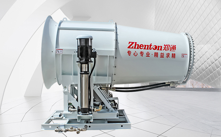 購買新型降塵設(shè)備-風(fēng)送式高壓霧炮機？選鄭通霧炮機廠家！