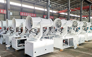 全自動風(fēng)送式高壓霧炮機如何操控？