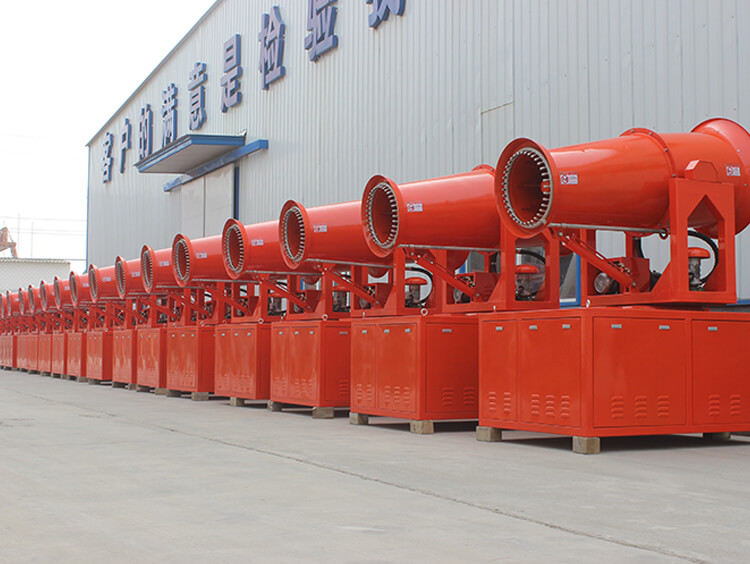 除塵霧炮機噴出的細水霧有什么優(yōu)點？