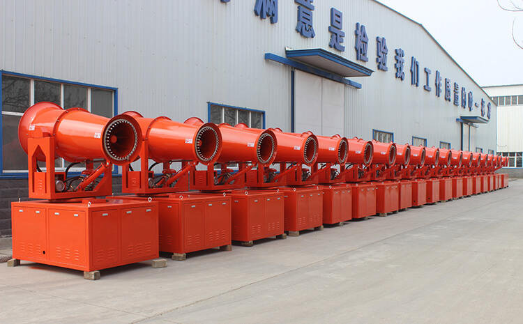 為什么建筑工地普遍使用霧炮機設備降塵？