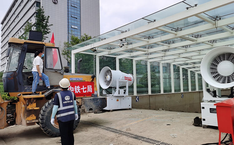 工地霧炮機是如何改善粉塵污染的？