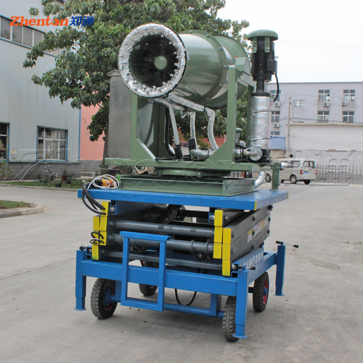 環保除塵霧炮機怎么選擇型號？怎么安裝？鄭通風機環保霧炮機廠家告訴您！